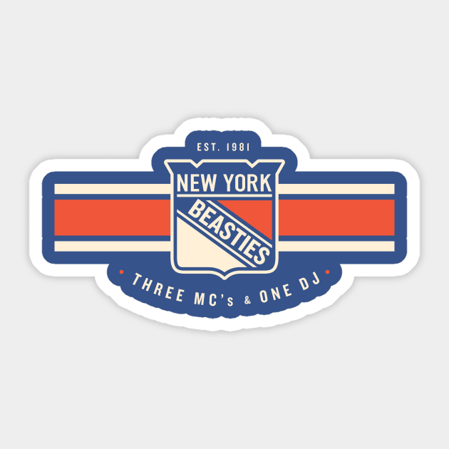 NY Rangers Beast Mode Sticker by GMay